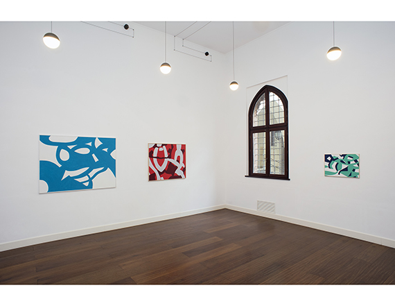Carla Accardi, Installation view, Showroom Antonini Milano, photo Filippo Armellin